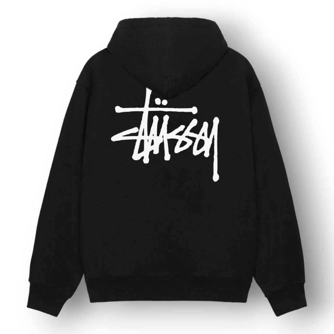 STUSY BASIC LOGO HOODIE ''BLACK'' HOODIE