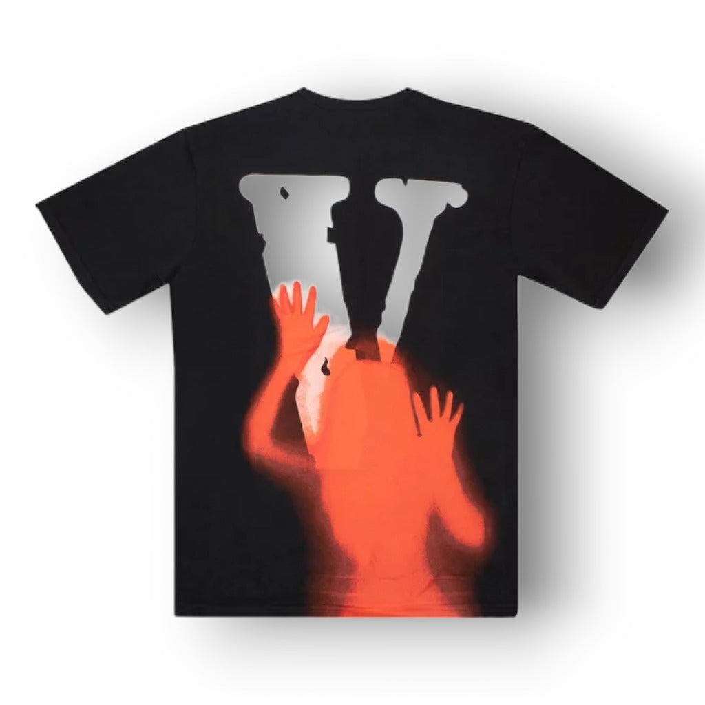 LONE HORROR PRINT T-SHIRT ''BLACK/ORANGE''