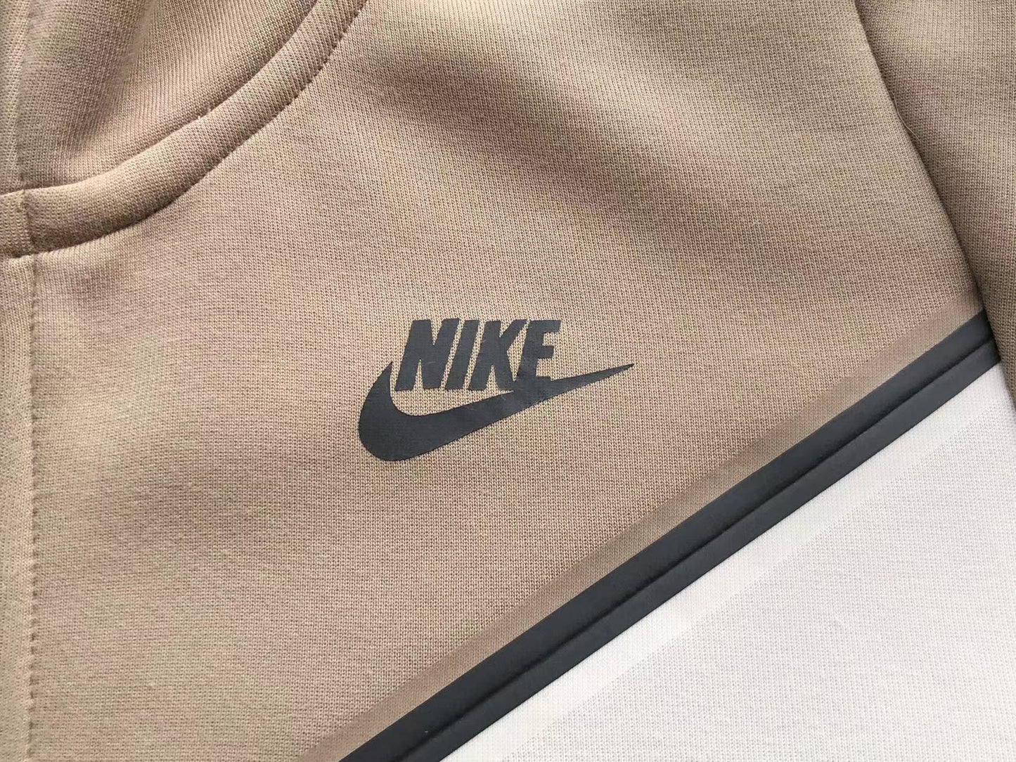 N1KE TECH ZIP JACKETS ''BEIGE''