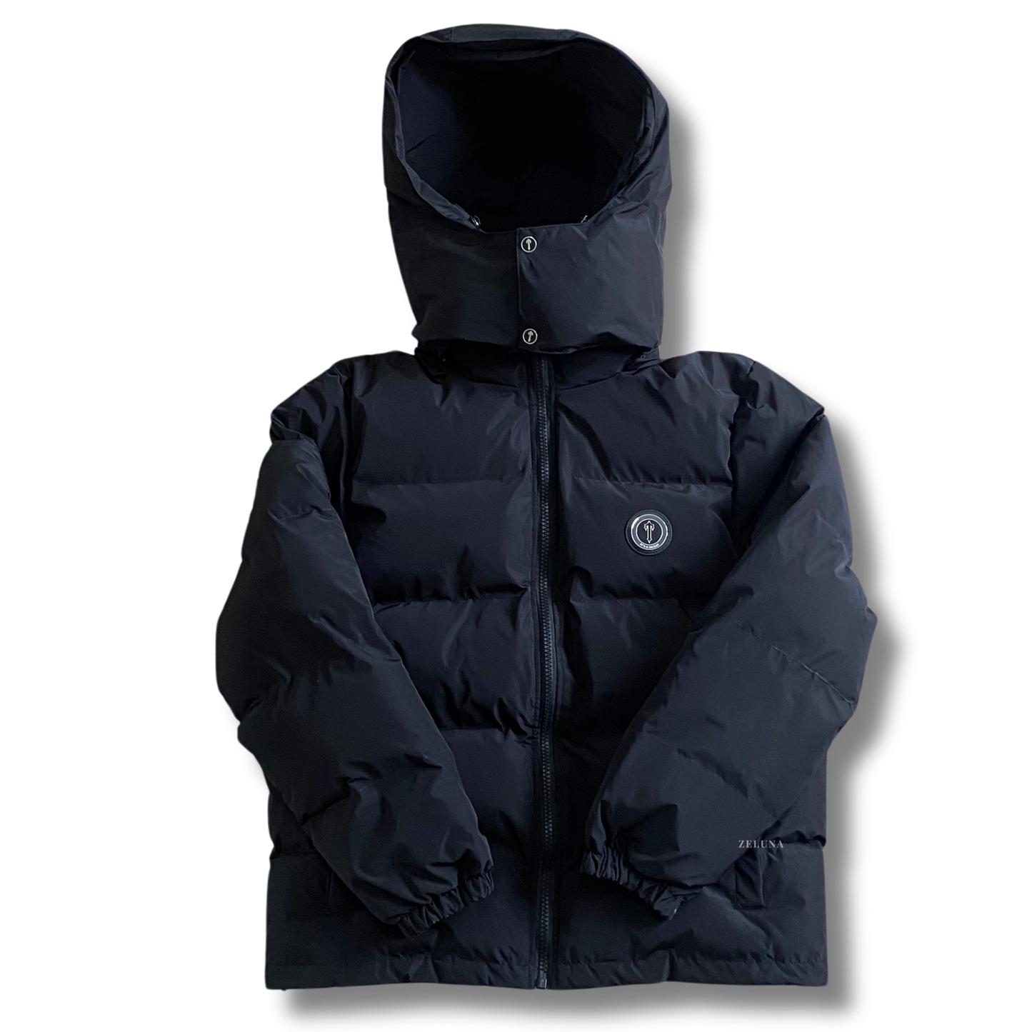 TRAPSTARED DETACHABLE PUFFER JACKET''BLACKOUT''