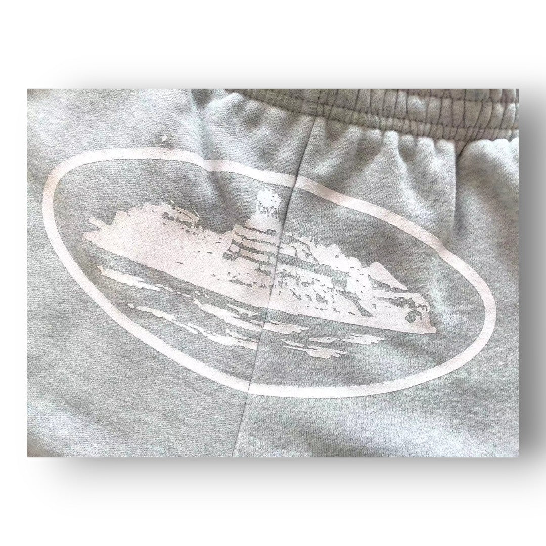 CORTZ ''WHITE/GREY'' SHORTS