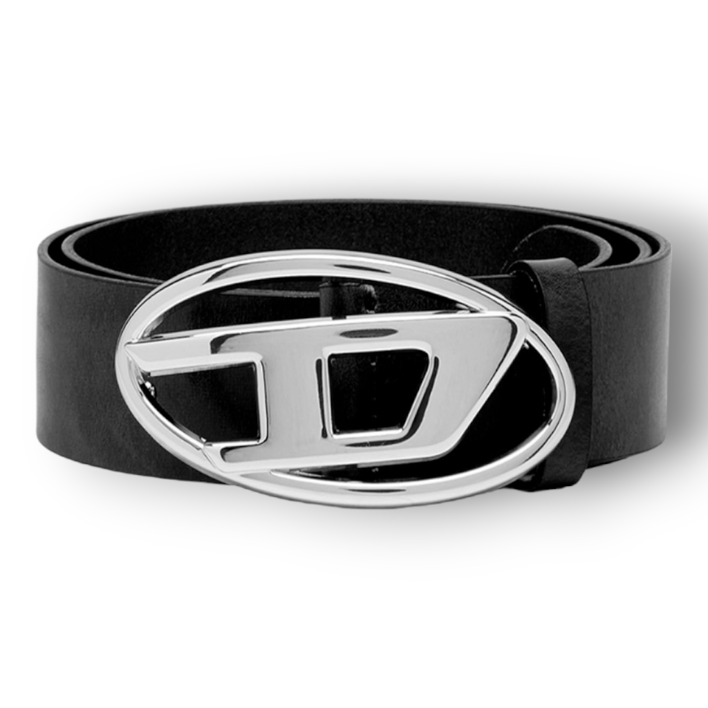 DIESIL D BUCKLE BELT ''BLACK''