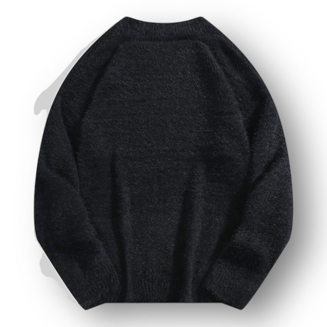 MADRID KNITTED SPIDER SWEATER ''BLACK''