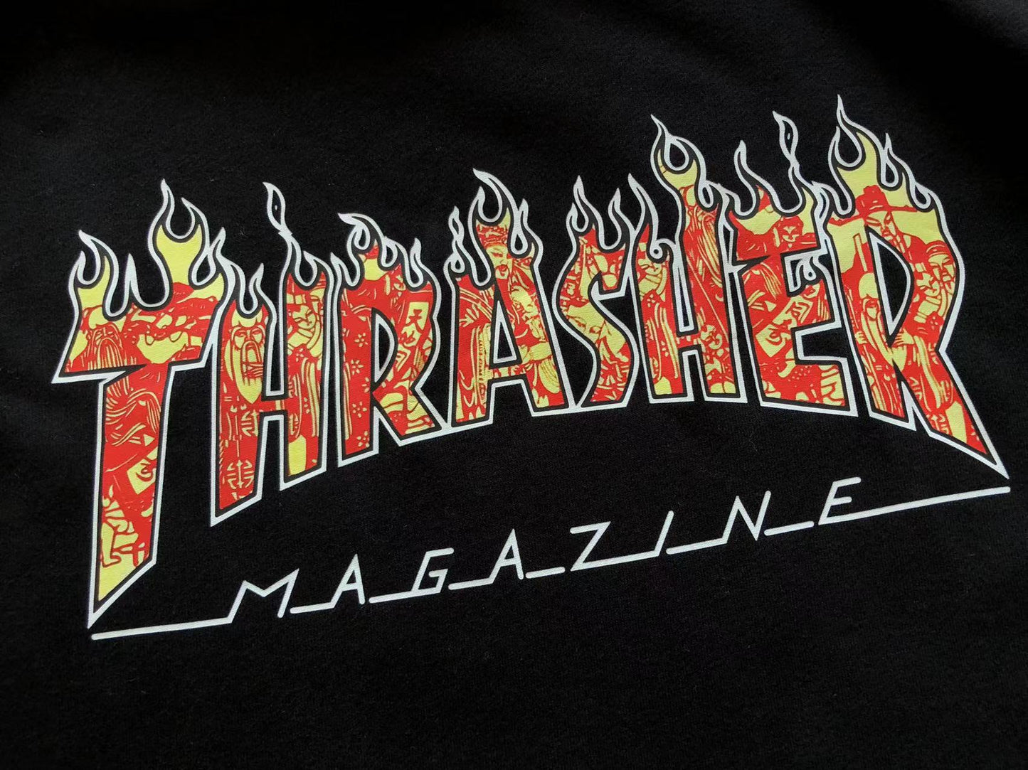 THRASHER ''BLACK'' HOODIE