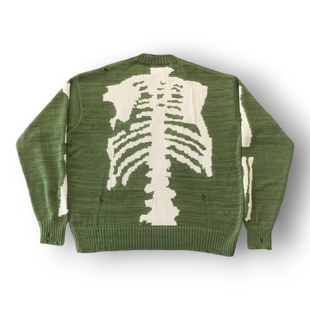 KOUNTRY "GREEN" BONES SWEATER