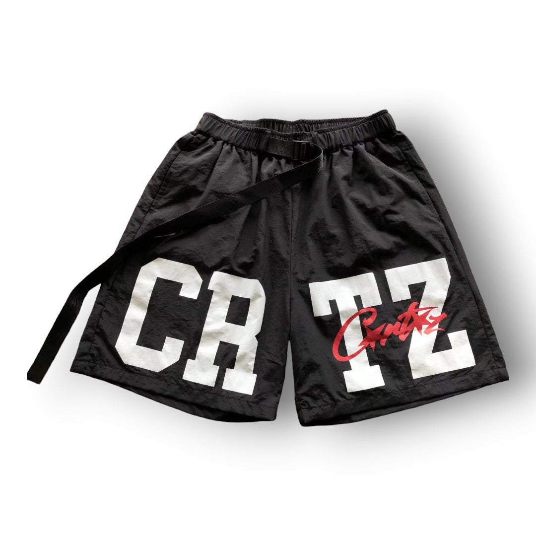 CORTZ SWIMMING ''BLACK/RED'' SHORTS