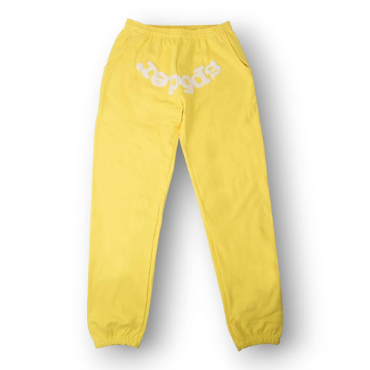 SPDER LOGO JOGGER SWEATPANTS ''YELLOW''