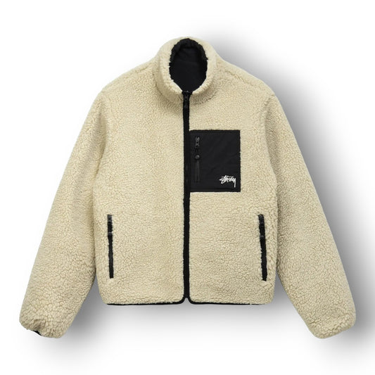 STUSY 8 BALL SHERPA REVESIBLE JACKET