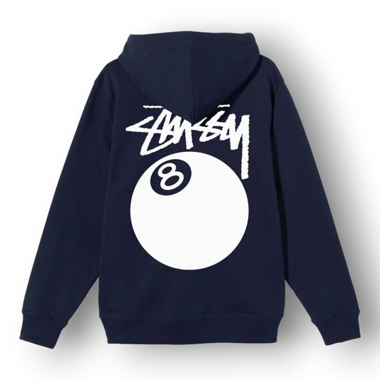 STUSY 8 BALL ''NAVY'' HOODIE