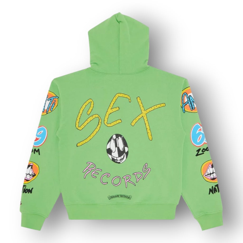 CROME HEART X MATTY BOY SEX RECORDS HOODIE ''GREEN''