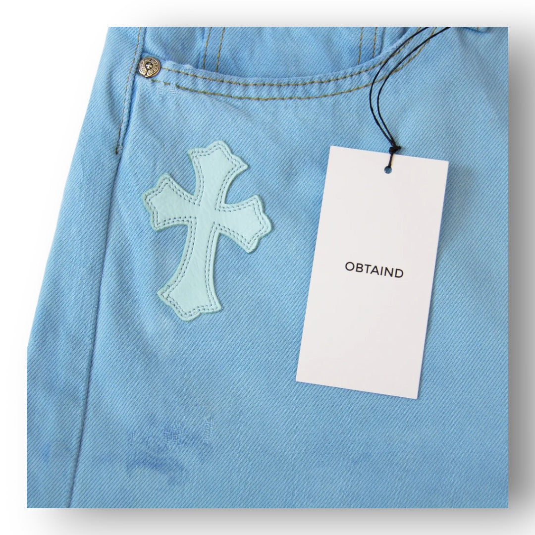 CROME HEART ''SKY BLUE'' JEANS