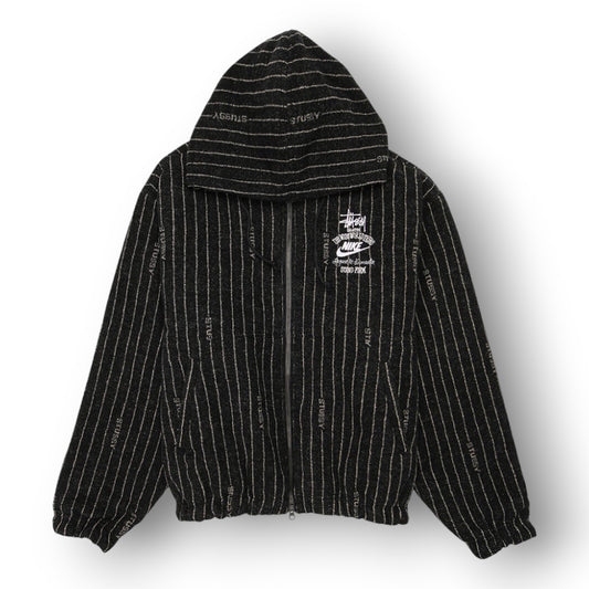 N1KE X STUSY ''BLACK STRIPE'' JACKET