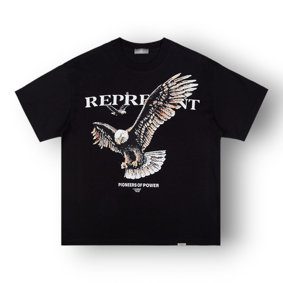 REPRESENT EAGLE ''BLACK'' T-SHIRT