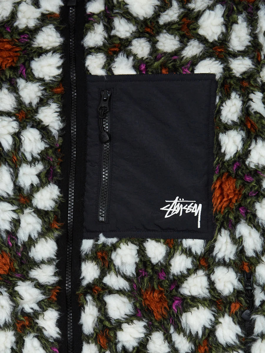 STUSY ''FLOWER'' FLEECE