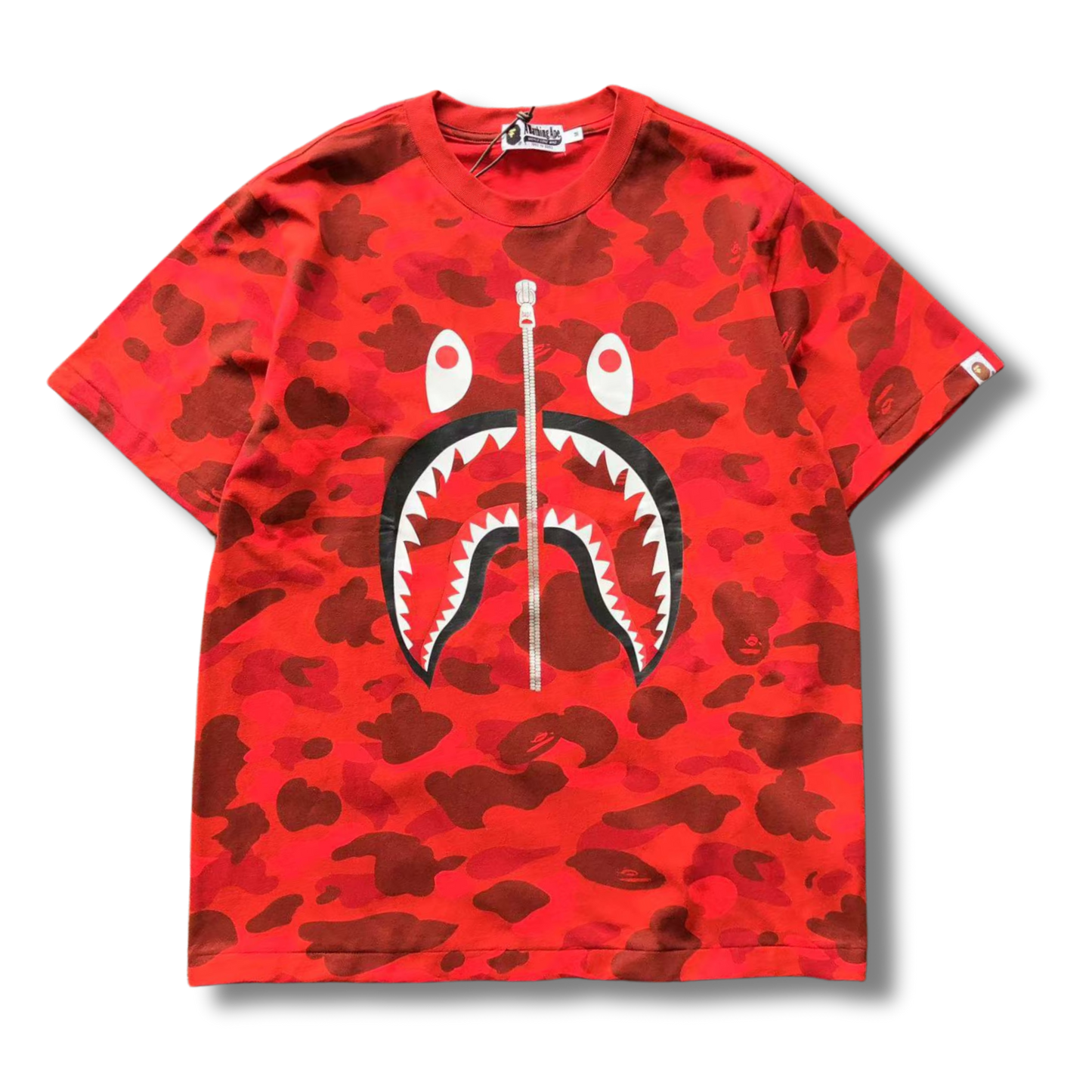 APE "CAMO SMILE" T-SHIRT