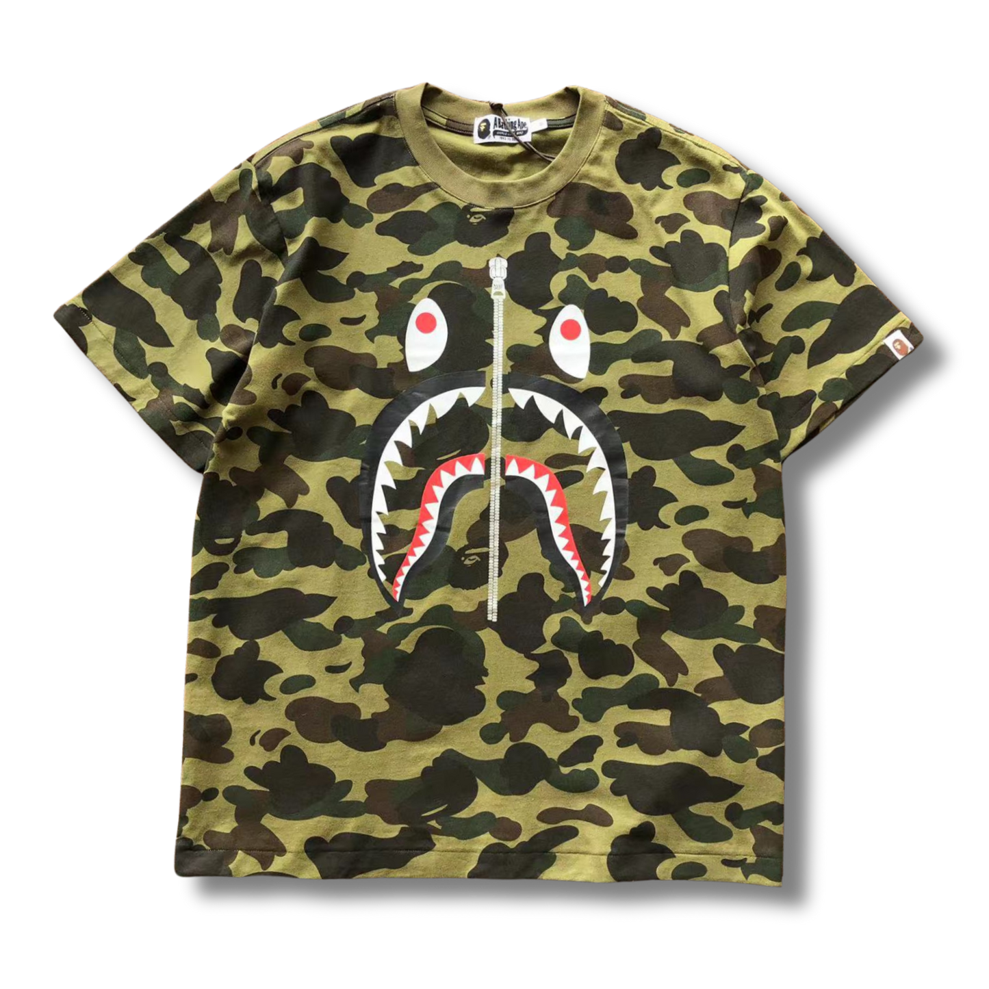 APE "CAMO SMILE" T-SHIRT