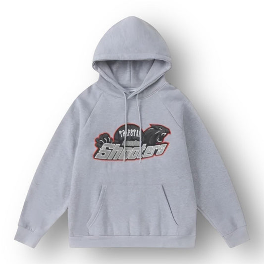 TRAPSTARED LONDON SHOOTERS HOODIE ''GREY''