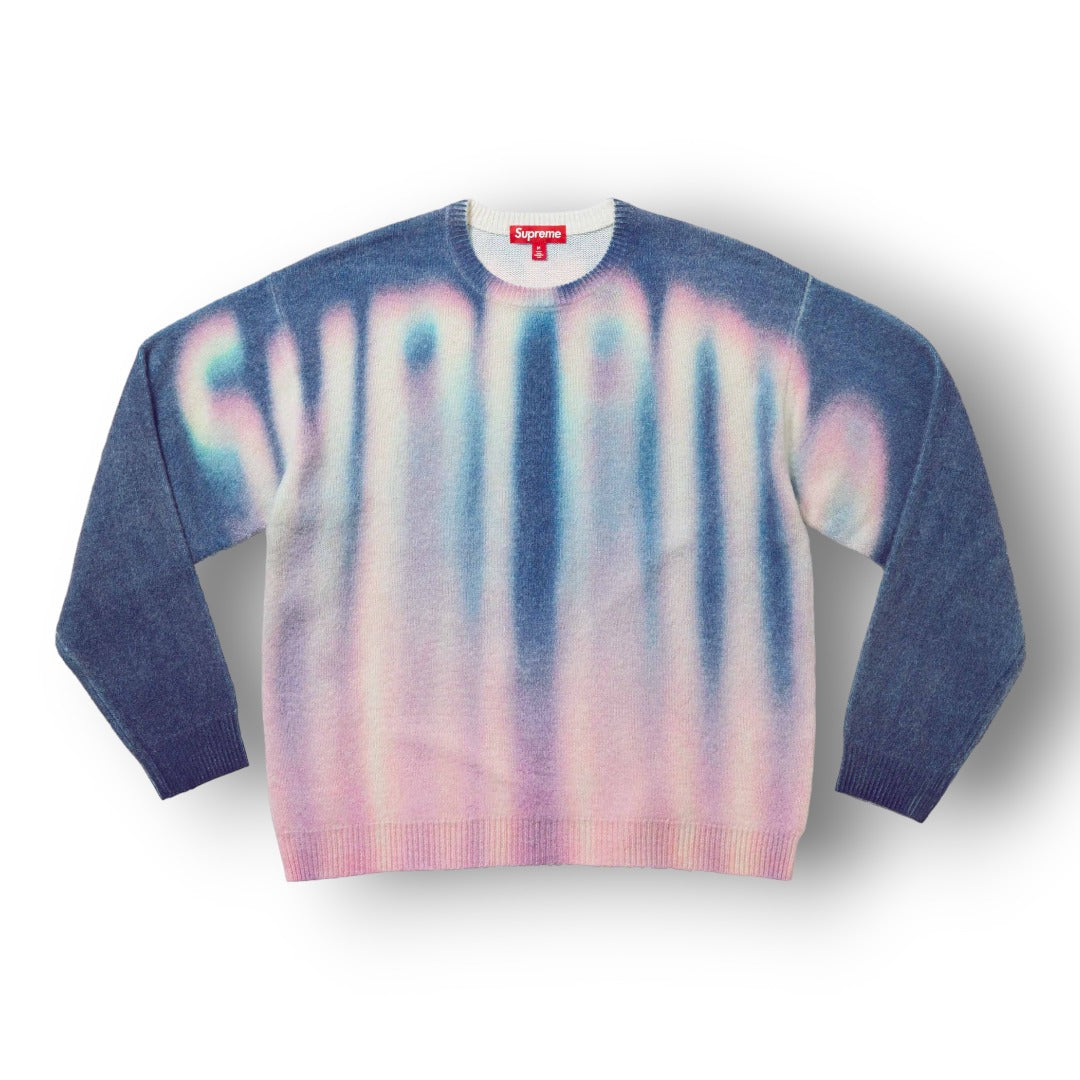 SUPER ''BLURRED BLUE'' SWEATER