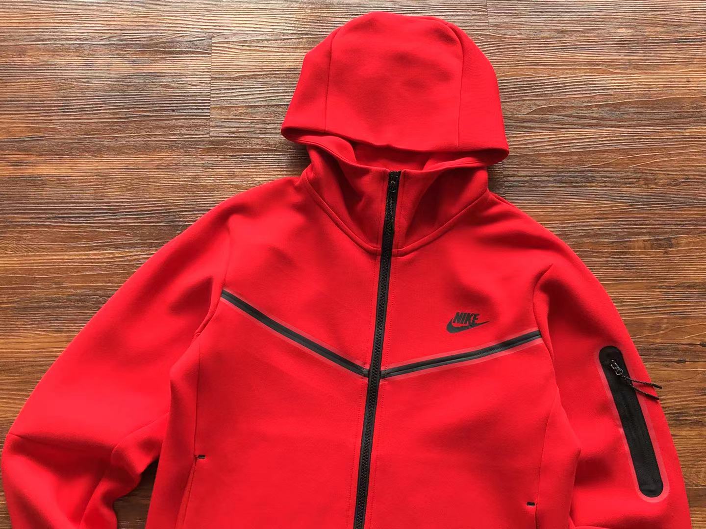 N1KE TECH ZIP JACKET ''RED''