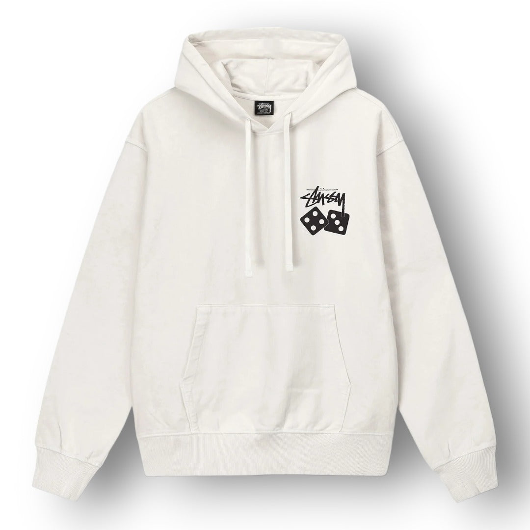 STUSY DICE ''CREAM'' HOODIE