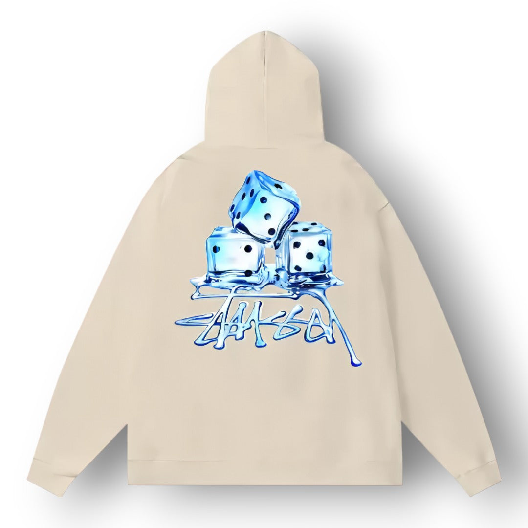 STUSY 3DICE ''LIGHT BROWN'' HOODIE