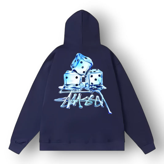 STUSY 3DICE ''NAVY'' HOODIE