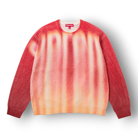 SUPER ''BLURRED RED'' SWEATER