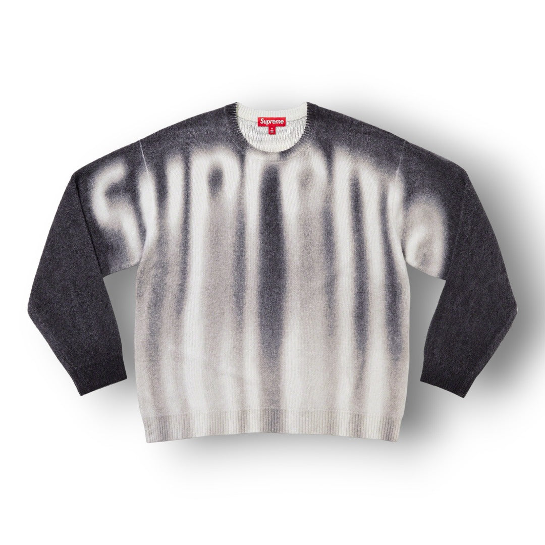 SUPER ''BLURRED BLACK'' SWEATER