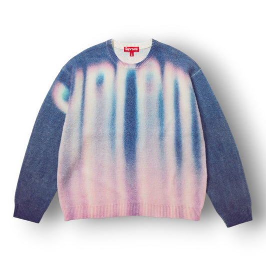 SUPER ''BLURRED BLUE'' SWEATER