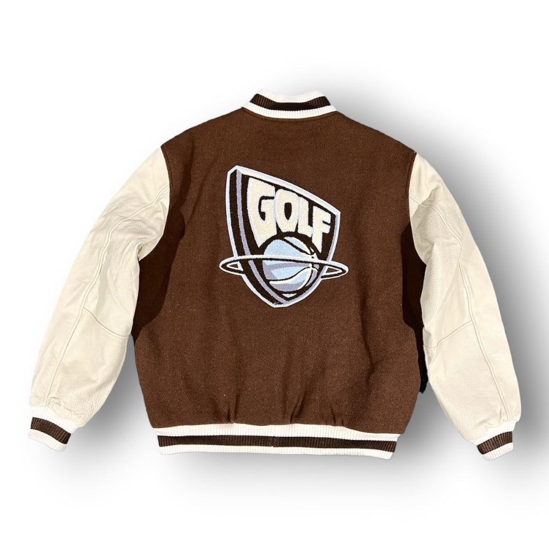 BROWN GOLF JACKET ''BROWN''