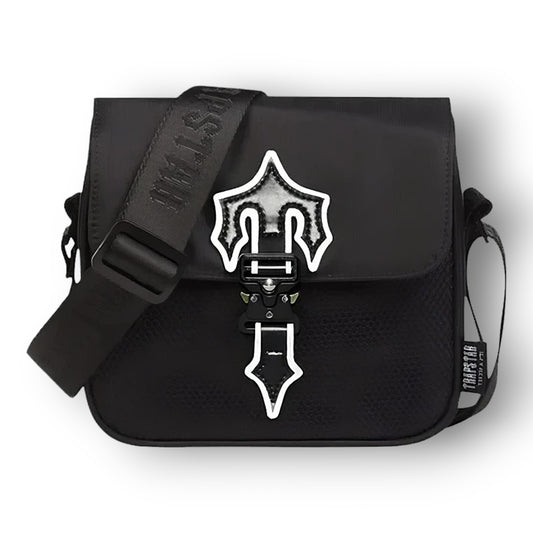 TRAPSTARED''BLACK'' SHOULDER BAG