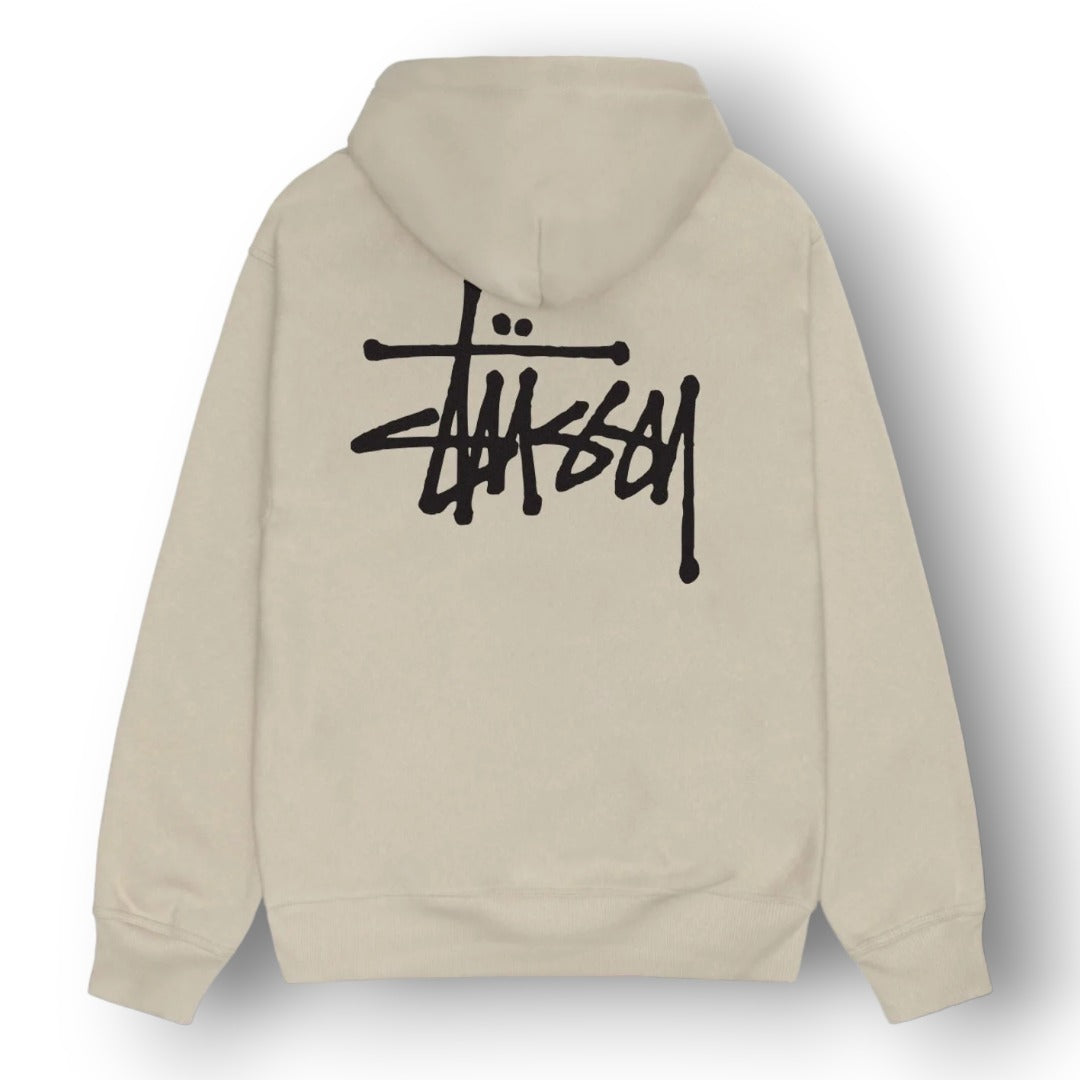 STUSY BASIC LOGO ''LIGHT BROWN'' HOODIE