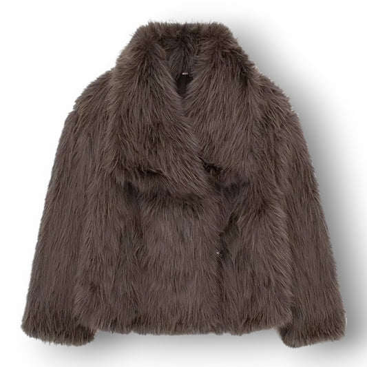 ''BROWN'' FUR JACKET