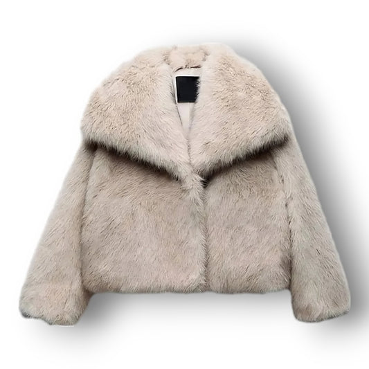 ''LIGHT BROWN'' FUR JACKET