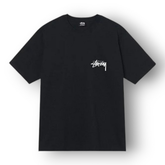 STUSY FUZZY DICE TEE ''BLACK''