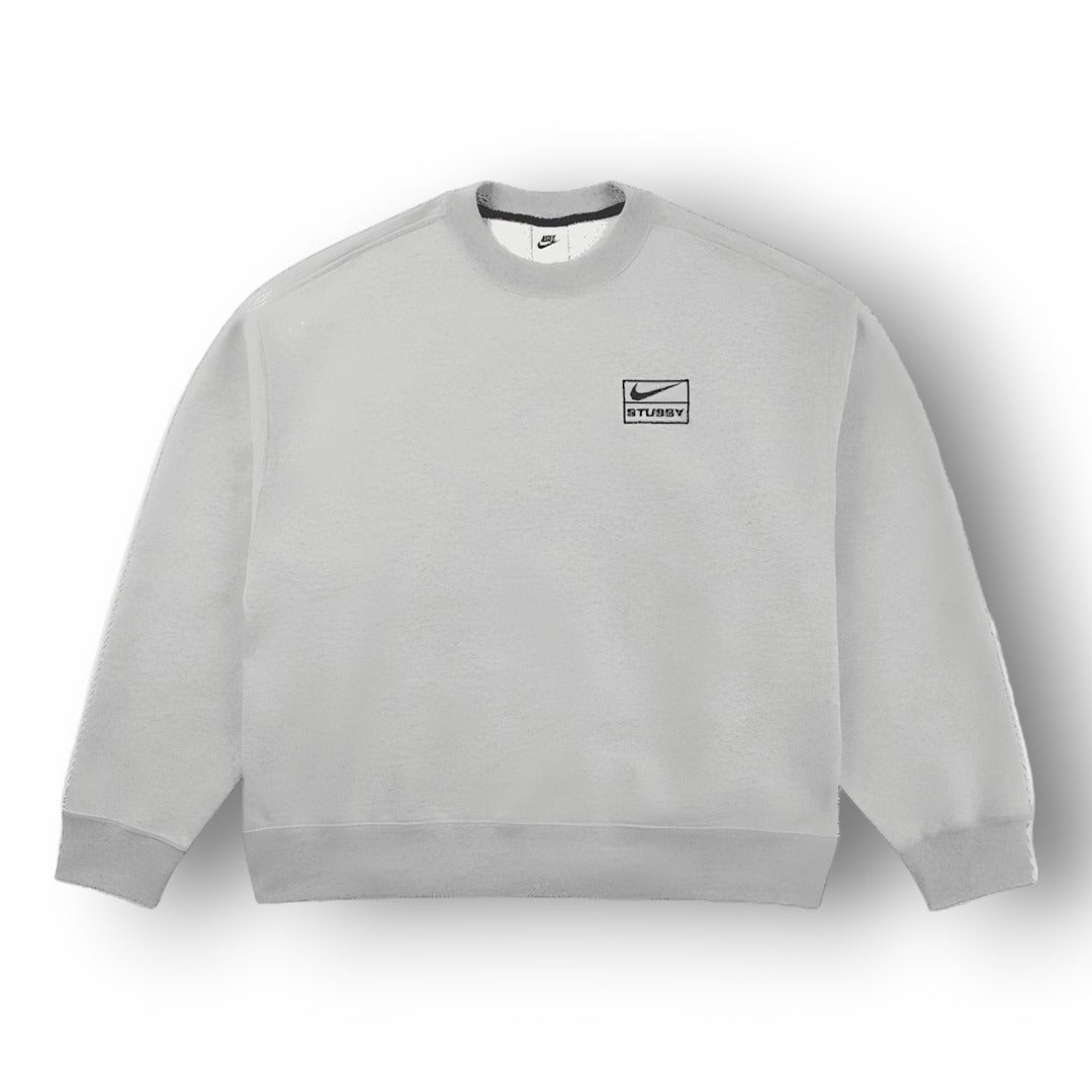 N1KE X STUSY CREWNECK ''GREY''