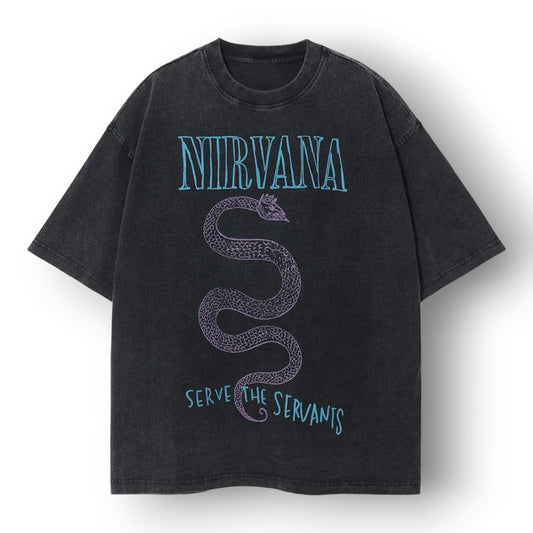 NIRVANA SNAKE ''BLACK'' T-SHIRT