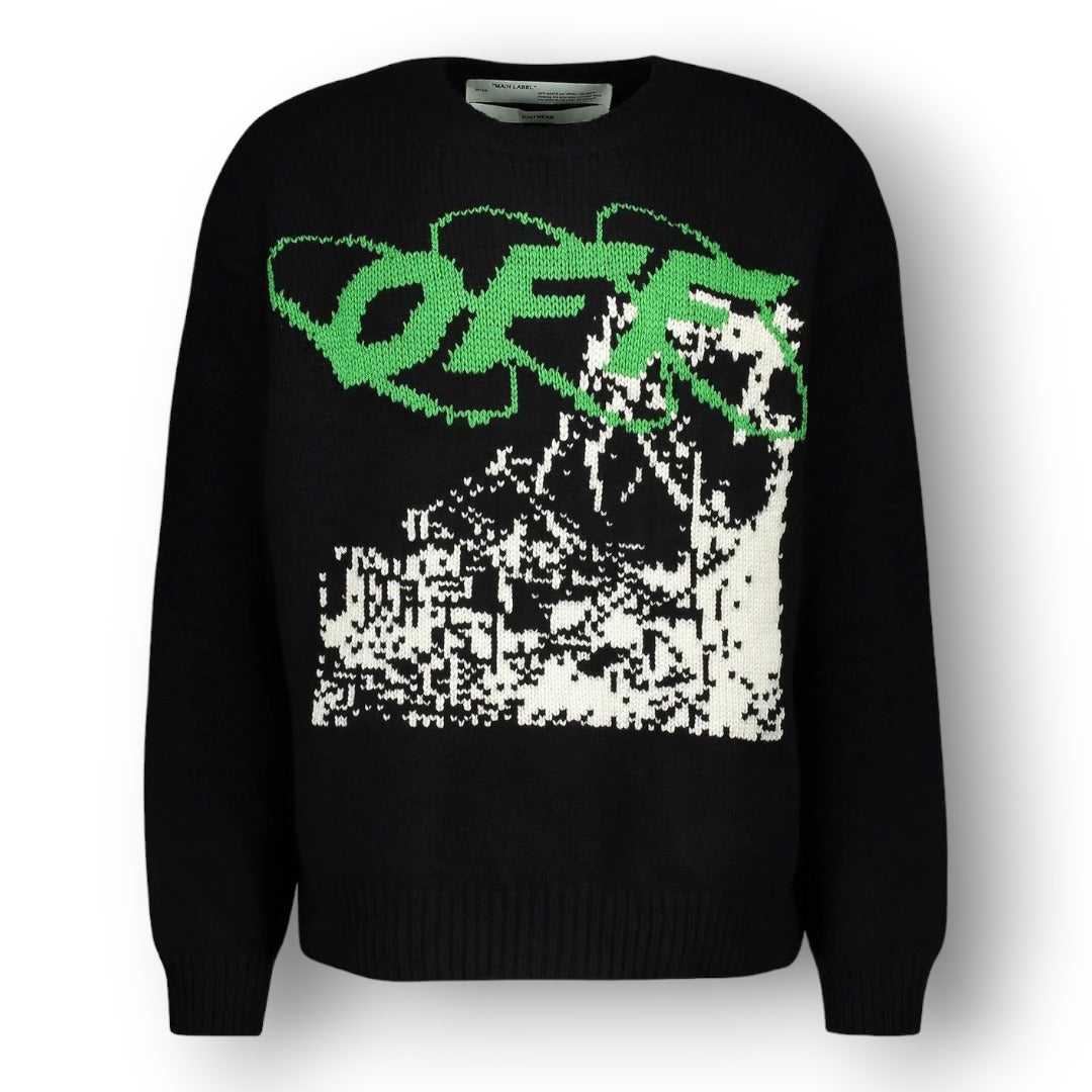 OUF GREEN SWEATER ''BLACK''