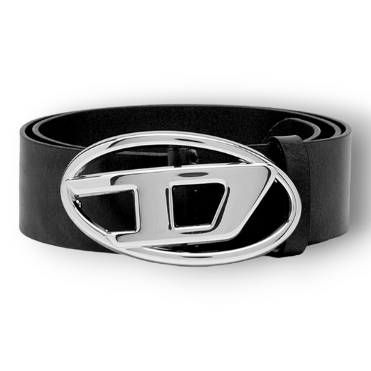 DIESIL D BUCKLE BELT ''BLACK''