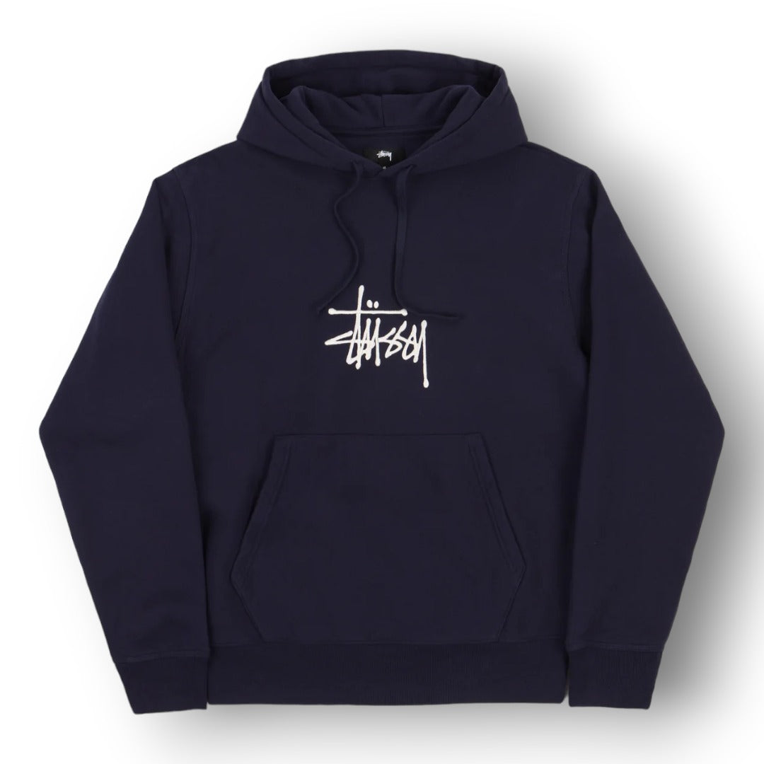 STUSY ANTIQUE LOGO ''NAVY'' HOODIE