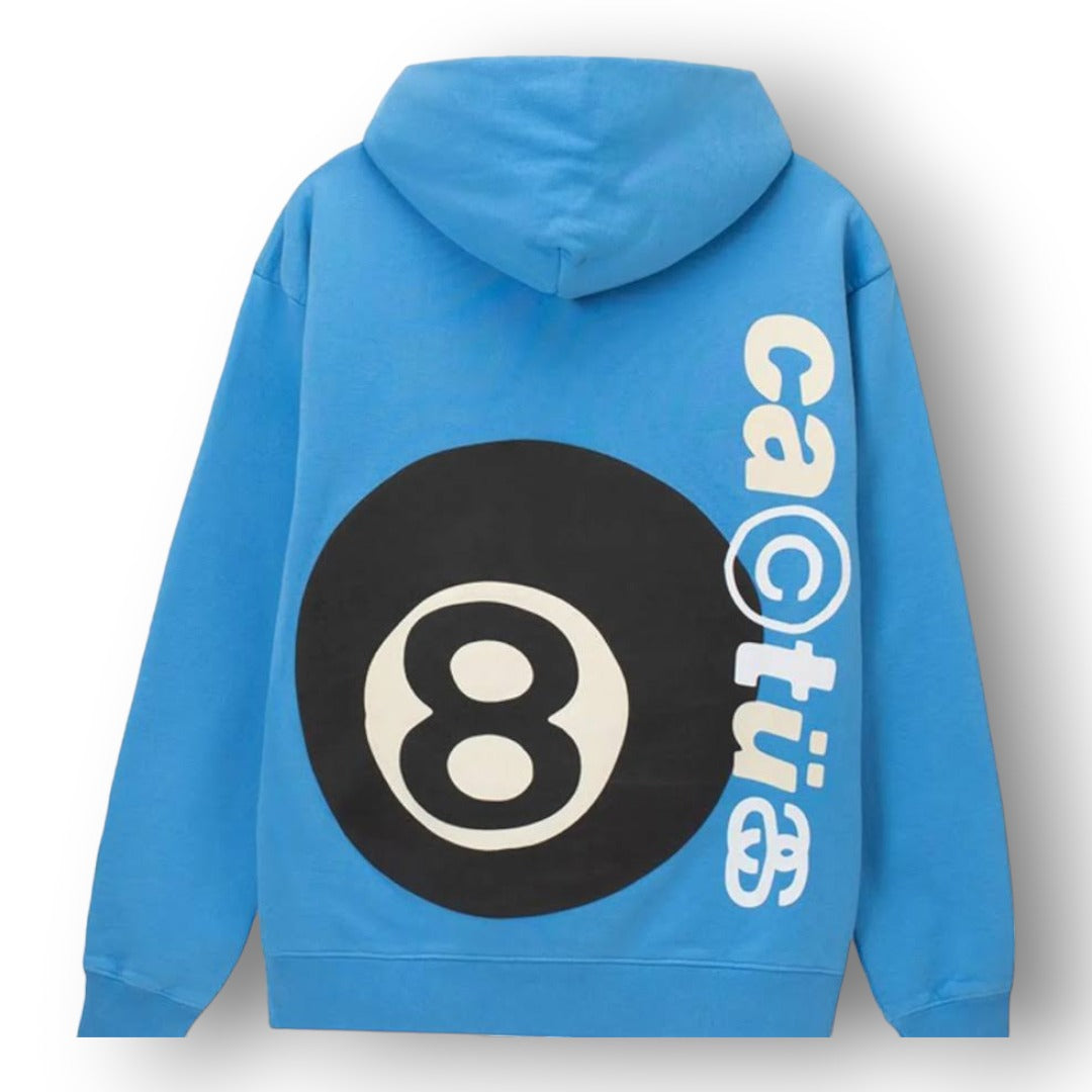 STUSY ''SKY BLUE'' 8 BALL HOODIE