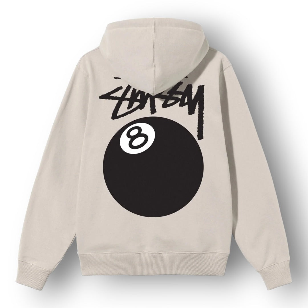 STUSY 8 BALL ''LIGHT BROWN'' HOODIE