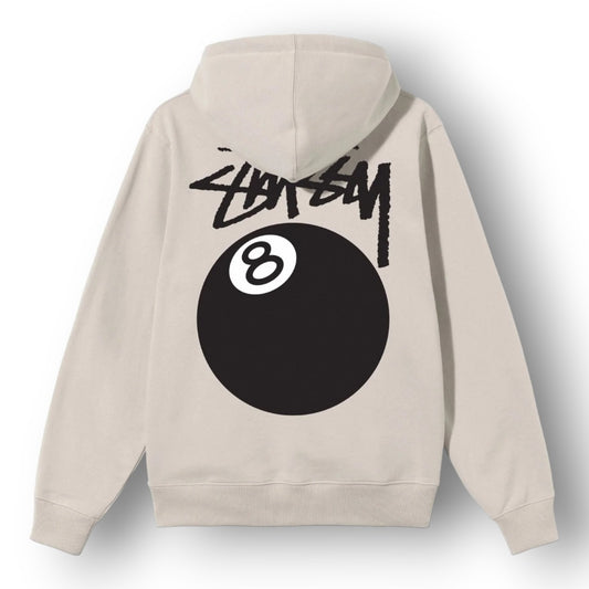 STUSY 8 BALL ''LIGHT BROWN'' HOODIE