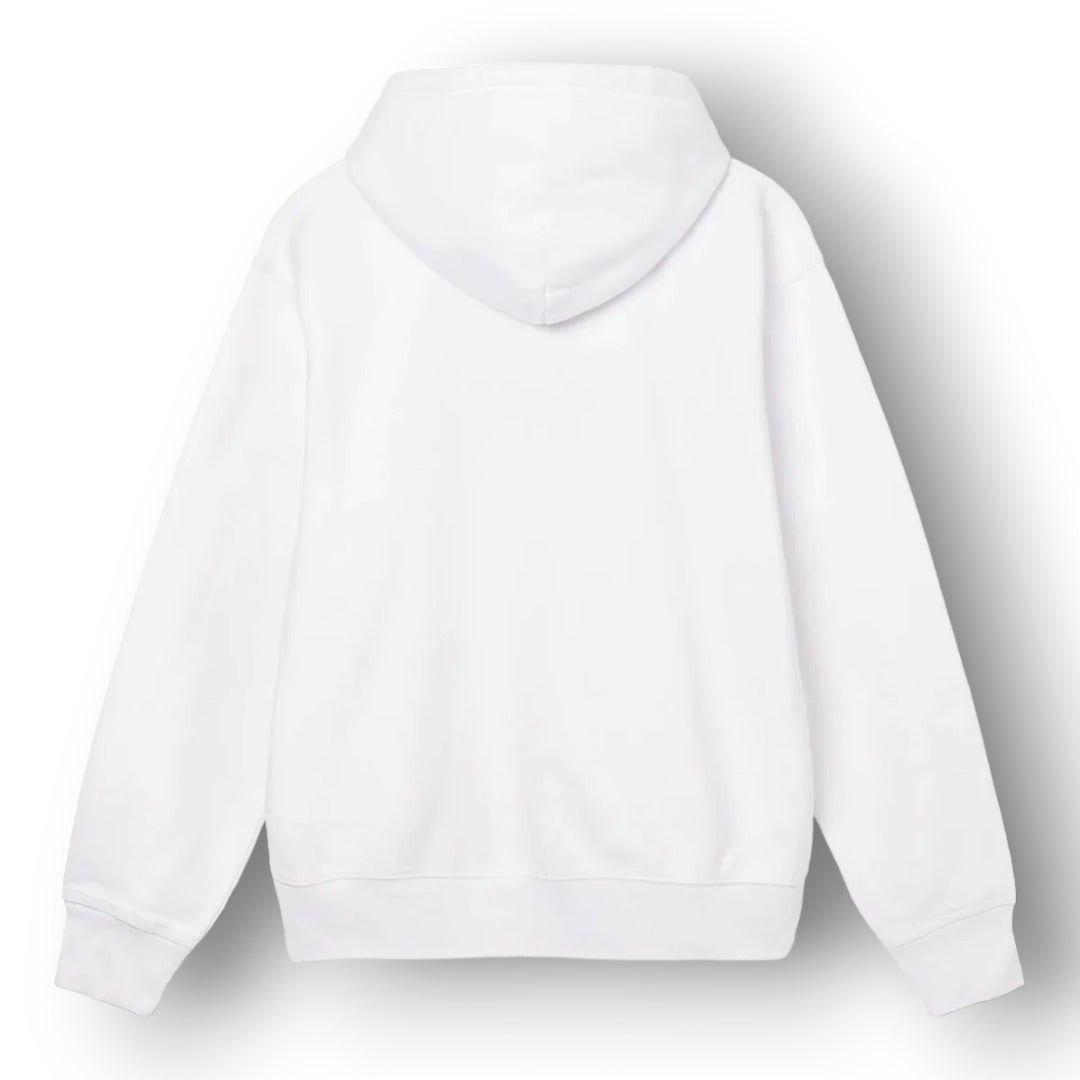 STUSY ANTIQUE LOGO ''WHITE'' HOODIE