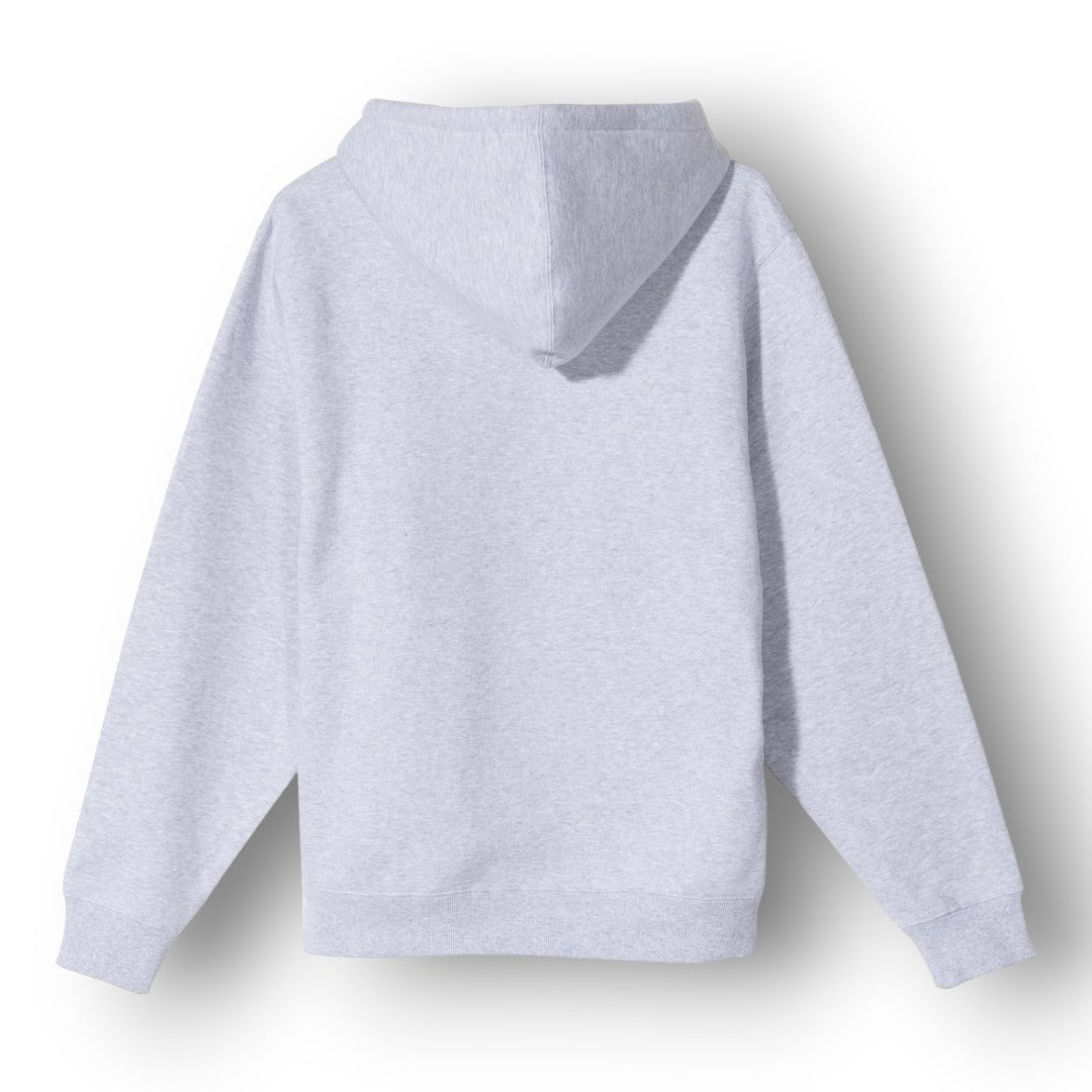 STUSY SMALL BASIC LOGO ''GREY'' HOODIE