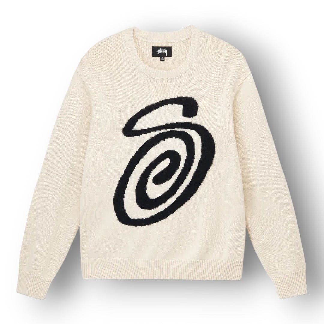 STUSY KNIT SWEATER ''WHITE''