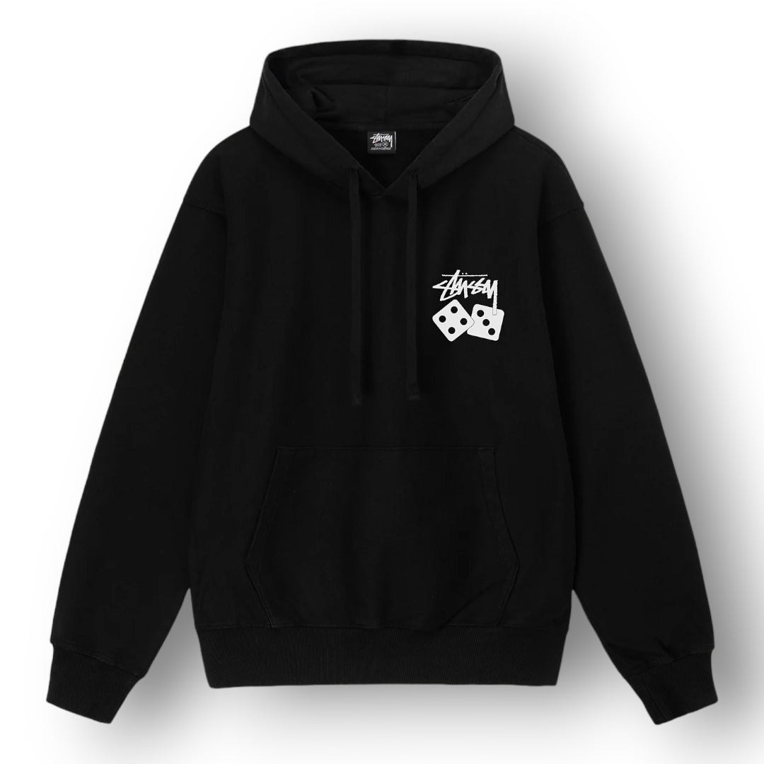 STUSY DICE ''BLACK'' HOODIE