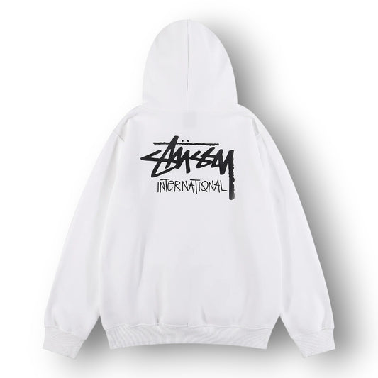 STUSY INTERNATIONAL ''WHITE'' HOODIE