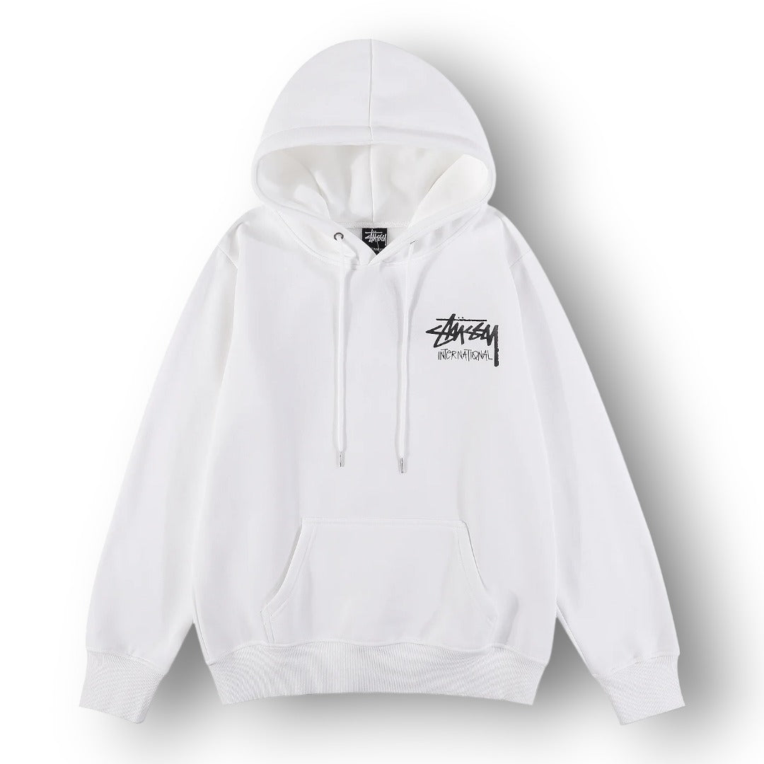 STUSY INTERNATIONAL ''WHITE'' HOODIE