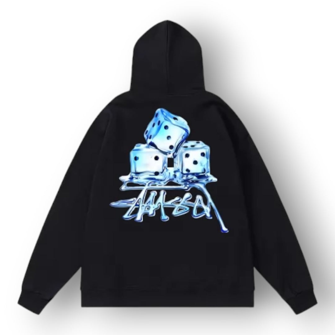 STUSY 3DICE ''BLACK'' HOODIE